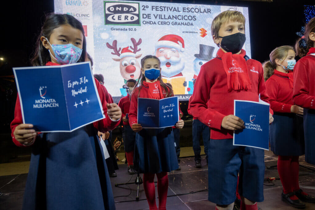 2o Festival Escolar de Villancicos Onda Cero 44 Monaita Mulhacén reparte la alegría de la Navidad por los rincones de Granada