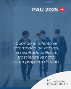 Nuevos récords de resultados en la PAU 2025 en Granada 13 Resultados PAU 2025 en Granada Colegio Monaita Mulhacen 11 Nuevos récords de resultados en la PAU 2025 en Granada
