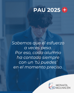 Nuevos récords de resultados en la PAU 2025 en Granada 9 Resultados PAU 2025 en Granada Colegio Monaita Mulhacen 5 Nuevos récords de resultados en la PAU 2025 en Granada