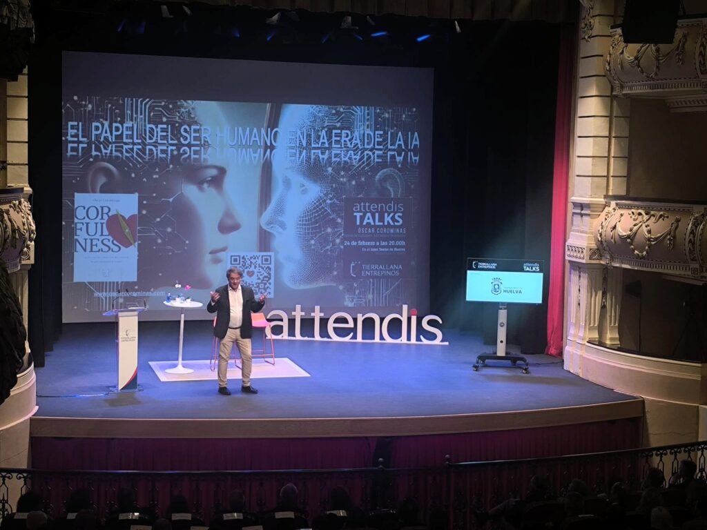Óscar Corominas habla sobre liderazgo y IA en Attendis Talks 6 Attendis Talks 1 1 Óscar Corominas habla sobre liderazgo y IA en Attendis Talks