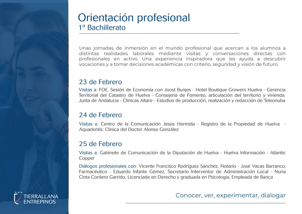 Mucho más que elegir una carrera: así es el Programa de Orientación Profesional de Tierrallana-Entrepinos 6 Orientación Profesional